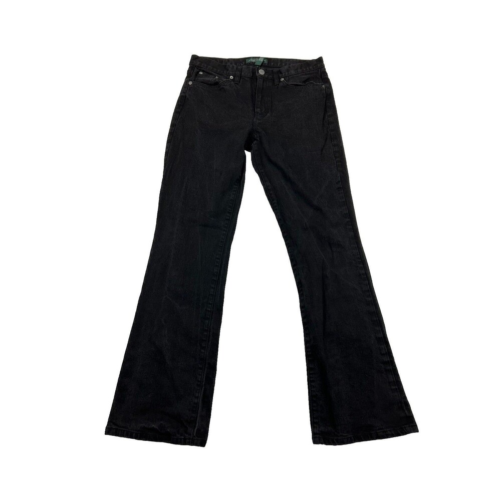 LRL Ralph Lauren Jeans Womens 8 Black 5 Pocket